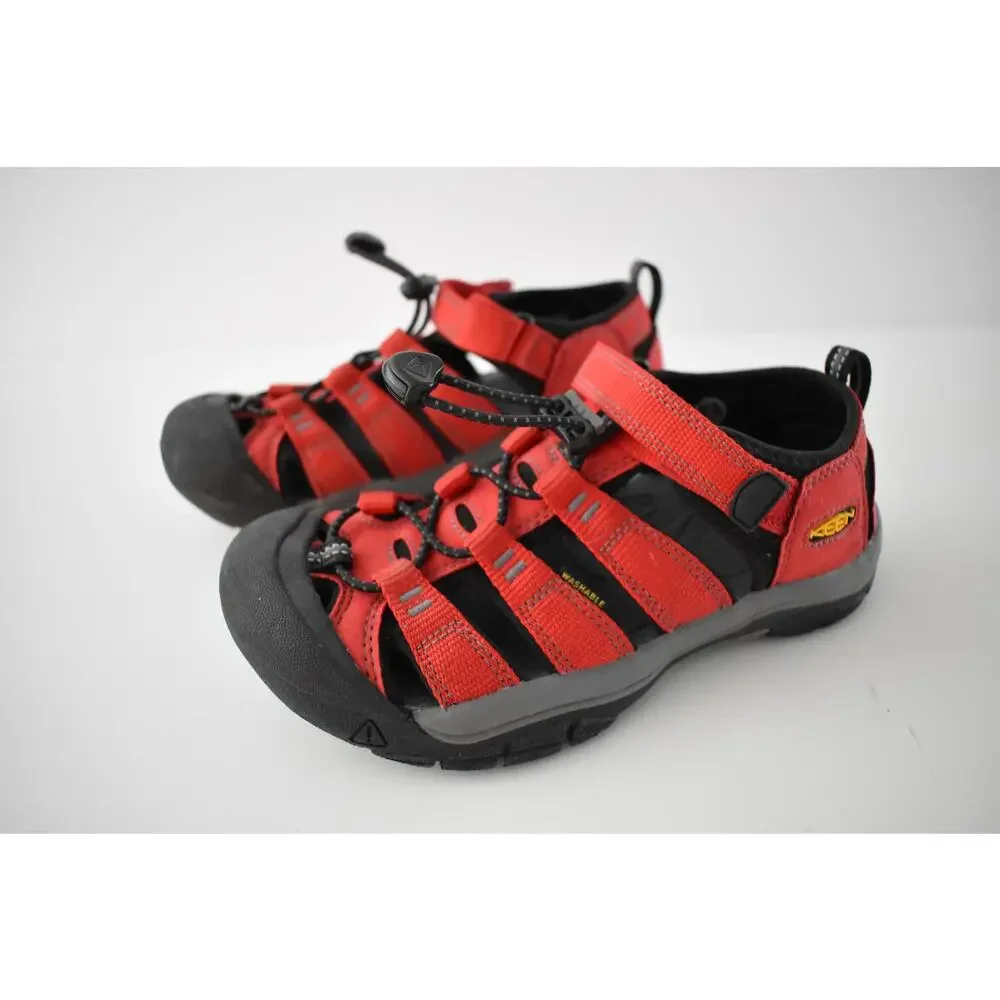 Keen Kids Sandals Size 3 Red Water Shoes Waterproof Hiking Swimming Outdoor